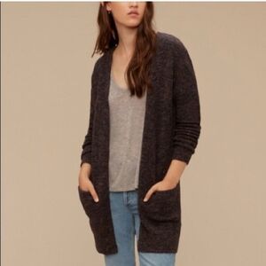 Aritzia Wilfred Aronson alpaca cardigan M